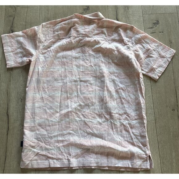 Patagonia Shirt Mens Large A/C Organic Cotton Short Sleeve Whisker Pink NWT - Picture 4 of 4